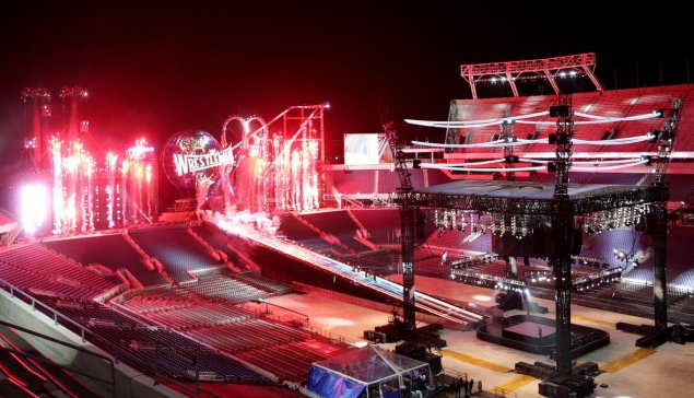Première photo du stage de WrestleMania 39