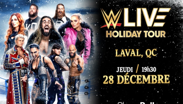 La prévente pour WWE Holiday Tour 2023 à Laval est lancée