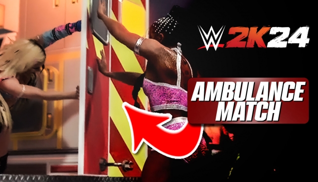 AMBULANCE MATCH - WWE 2K24 (nouvelle stipulation)